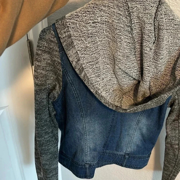 Sebby half Jean/ sweater jacket - Picture 5 of 6